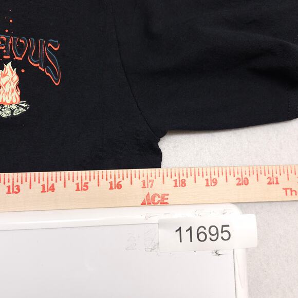 Dravus Casual Crew Neck Short Sleeve Graphic T Shirt Mens Size Small S Black - Picture 6 of 9